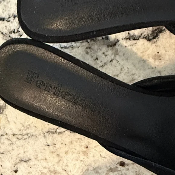 Fericzot Chic Black Women's Mules size 8 1/2 - Picture 2 of 5